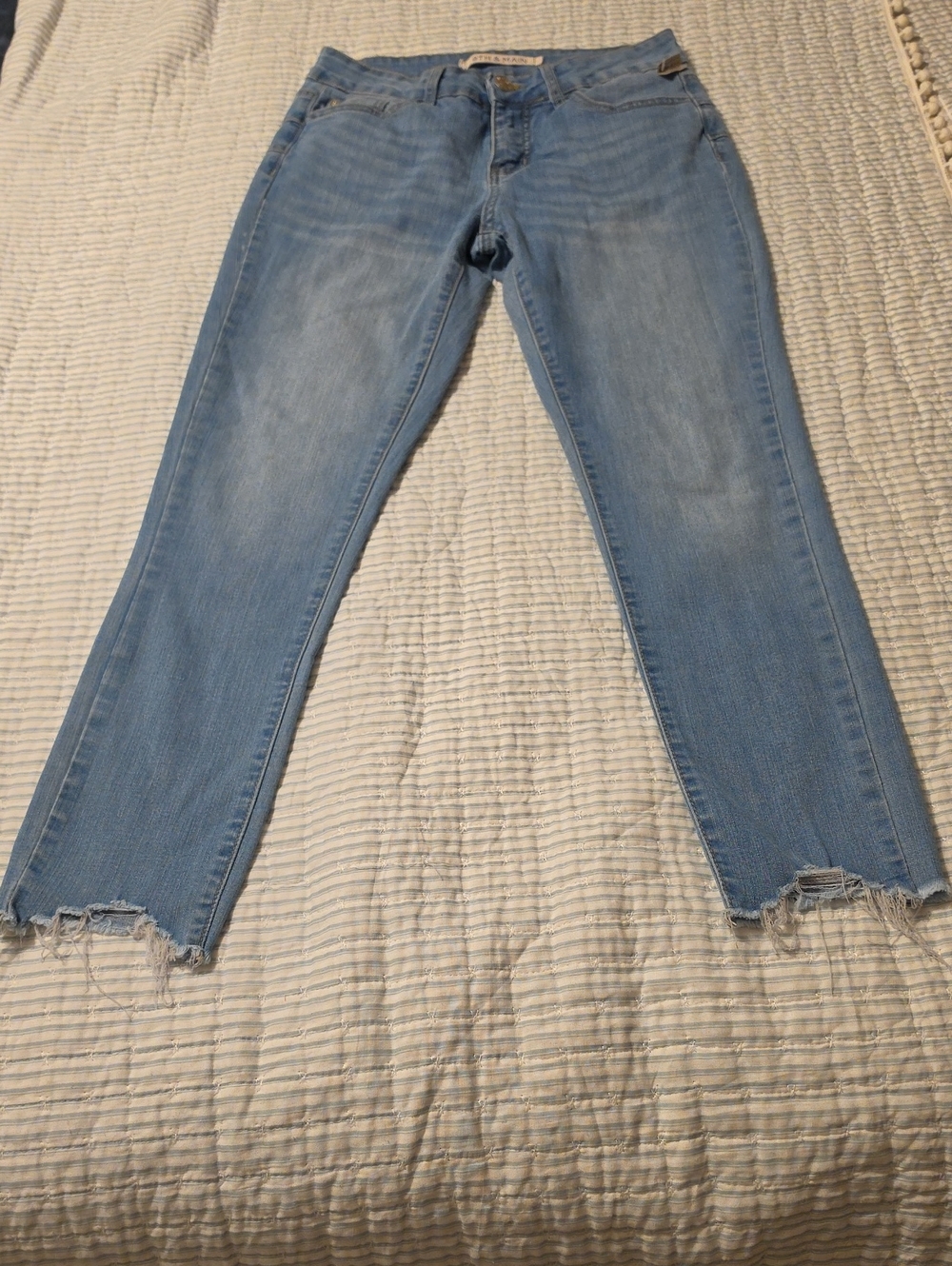 9th And Main Light Blue Women's Denim Jeans - Classic Slim Fit